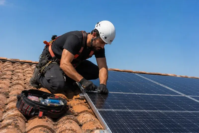 Maintenance et monitoring de panneaux solaires à Sainte-Colombe-sur-l'Hers