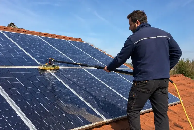 Nettoyage et entretien de panneaux solaires à Sainte-Colombe-sur-l'Hers